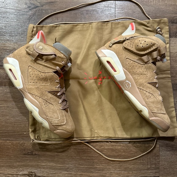 Air Jordan 6 Retro x Travis Scott ‘British Khaki’ - Picture 3 of 15
